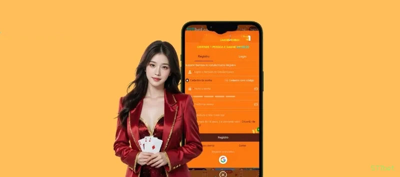 Login rápido no app 577bet